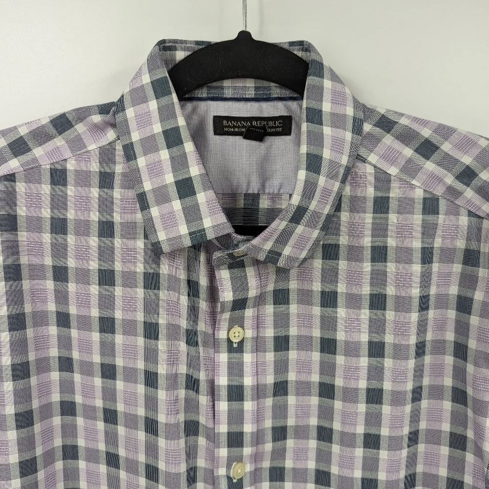 Men's BANANA REPUBLIC Non-Iron Tailored Button Down Shirt